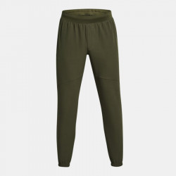 Under Armour Men's Stretch Woven Cold Weather Training Pants - Marine Od Green/Black - 1379683-390