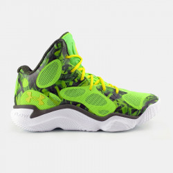 Under Armour Curry Spawn Flotro Men's Basketball Shoes - Hyper Green/Rough/Flash Light - 3026640-300