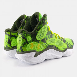 Under Armour Curry Spawn Flotro Men's Basketball Shoes - Hyper Green/Rough/Flash Light - 3026640-300