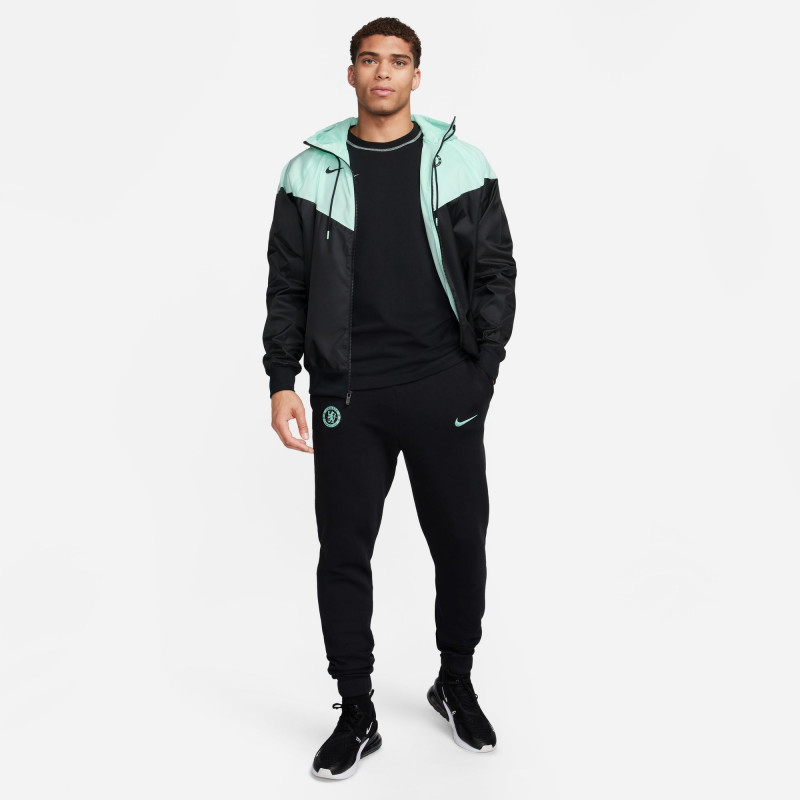 Nike Chelsea FC Sport Essentials Windrunner Hooded Jacket - Mint Foam/Black/Black