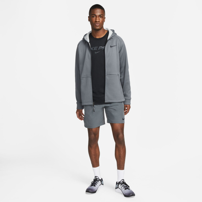 Nike Therma Sphere Hooded Fitness Jacket - Iron Grey/Lt Smoke Grey/Black