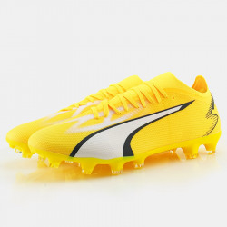 Puma Ultra Match FG/AG football cleats - Yellow Blaze-PUMA White-PUMA Black - 107347 04