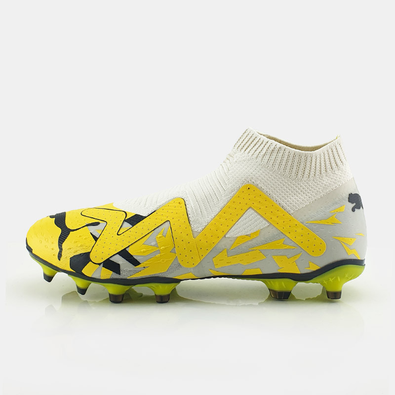 Puma Future Match LL FG/AG football cleats - Sedate Gray-Asphalt-Yellow Blaze