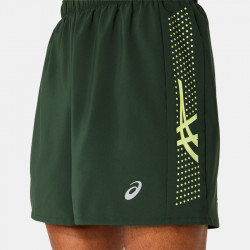 Asics Icon Men's Shorts - Rain Forest/Glow Yellow - 2011C730-300