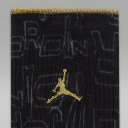 Lot de 2 paires de chaussettes Jordan Black & Gold our enfants - Noir/Blanc/Or - BJ0645-023