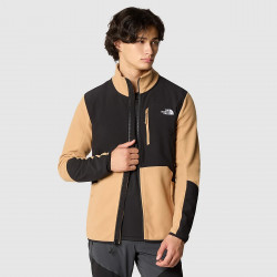 Veste The North Face Glacier Pro Full Zip pour homme - Almond Butter/TNF Black - NF0A5IHS-KOM