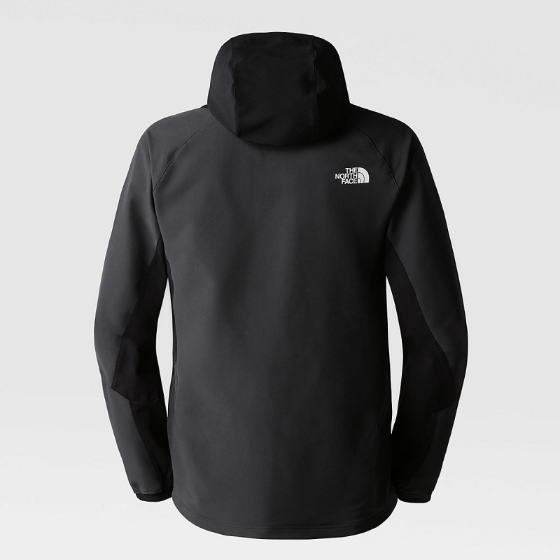 The North Face Ao Softshell Hooded Jacket for Men - Grey/Black