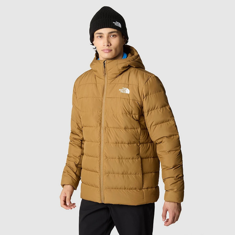 The North Face Aconcagua 3 Men's Hooded Down Jacket - Brown