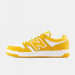New Balance 480 unisex shoes - White/Yellow - BB480LWA