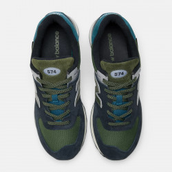 New Balance 574 Cordura Men's Shoes - Black/Green - U574KBG