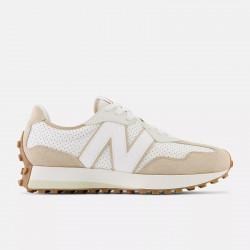 New Balance 327 Leather Men's Shoes - White/Beige - MS327PS