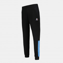 Le Coq Sportif Men's Training Pants - Black/Sky Blue - 2321009