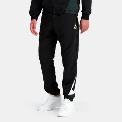Pantalon de survêtement Le Coq Sportif pour homme - Noir/Blanc/Vert - 2321254