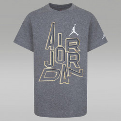 T-shirt manches courtes Jordan 23 Gold Line pour enfant (6 - 16 ans) Garçon - Carbon Heather - 95C820-GEH