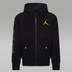 Jordan Take Flight Black & Gold Hooded Jacket for Children (6 - 16 Years) Boy - Black - 95C806-023