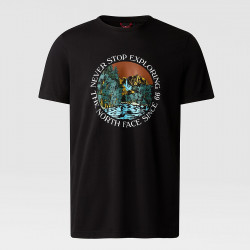 T-shirt manches courtes The North Face Graphic pour homme - Noir - NF0A7X1O-UW9