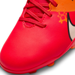 Cristiano Ronaldo Nike Jr. Vapor 15 Club MDS FG/MG children's cleats - Lt Crimson/Pale Ivory-Bright Mandarin - FD0563-600