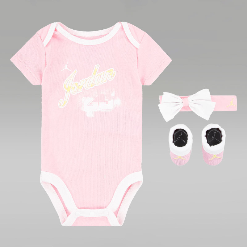 Kit 3 pièces Jordan Sky Rookie Box pour bébé (Naissance) Fille - Medium Soft Pink - NJ0614-A0W