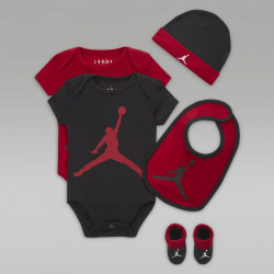 Jordan Core 5-piece birth set for baby (Boy) - Black/Red - NJ0595-R78
