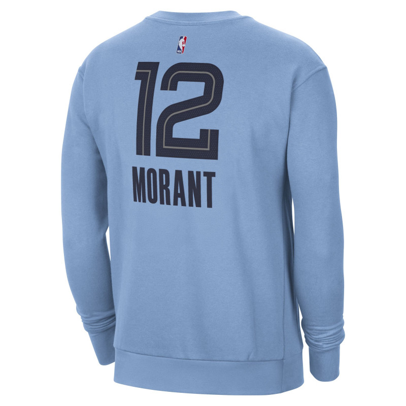 Jordan Memphis Grizzlies Courtside Statement Edition Hoodie - Light Blue/Morant Ja