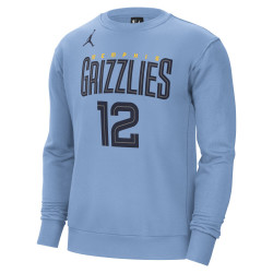 Jordan Memphis Grizzlies Courtside Statement Edition Hoodie - Light Blue/Morant Ja - DZ0610-422