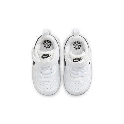 Chaussures Nike Court Borough Low 2 (Tdv) pour bébé (Garçon 20-27) - White/Black - DV5458-104