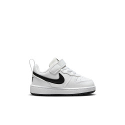 Nike Court Borough Low 2 (Tdv) Baby Shoes (Boys 20-27) - White/Black - DV5458-104