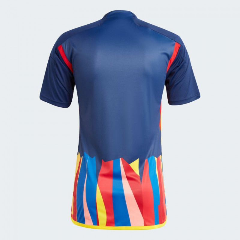 adidas Olympique Lyonnais Third 2023-24 Men's Short Sleeve Football Shirt - Dark blue