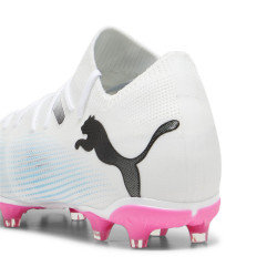 Crampons de Football Puma Future 7 Match Fg/Ag unisexe - White/Pink - 107715 01