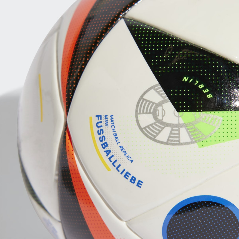 Adidas Euro 2024 Mini Unisex Football Ball - White/Black/Glory