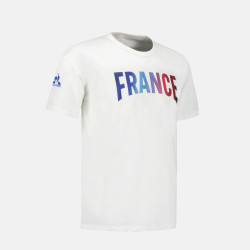 Le Coq Sportif France Jo 2024 Men's T-Shirt - Marshmallow - 2410041