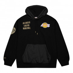 Mitchell & Ness NBA Los Angeles Lakers Team Og 2.0 Fleece Vintage Logo Men's Basketball Hoodie - Black