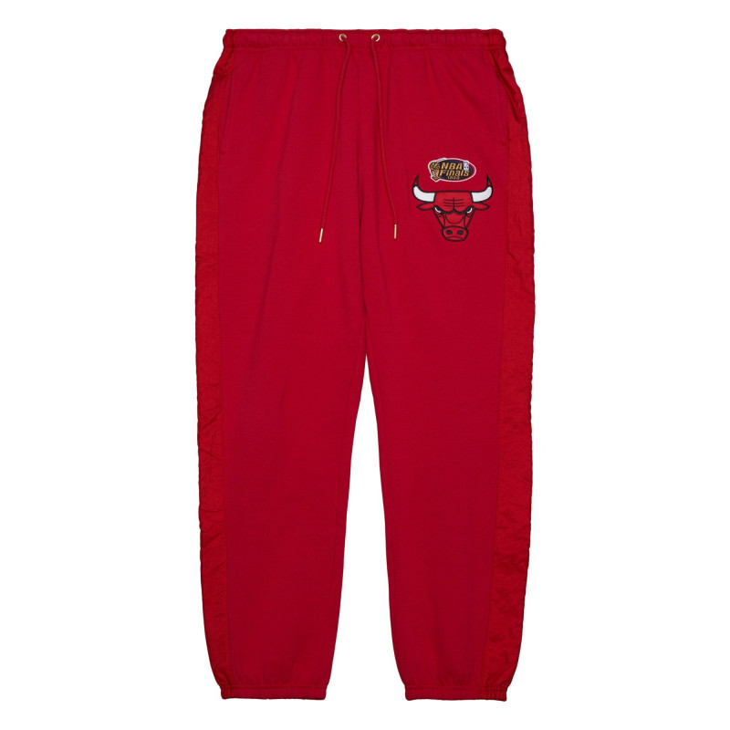 Mitchell & Ness NBA Chicago Bulls Team Og 2.0 Fleece Vintage Logo Men's Basketball Pants - Red