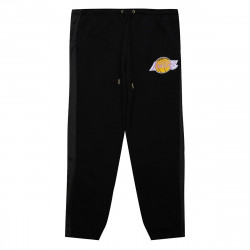 Mitchell & Ness NBA Los Angeles Lakers Team Og 2.0 Fleece Vintage Logo Men's Basketball Pants - Black