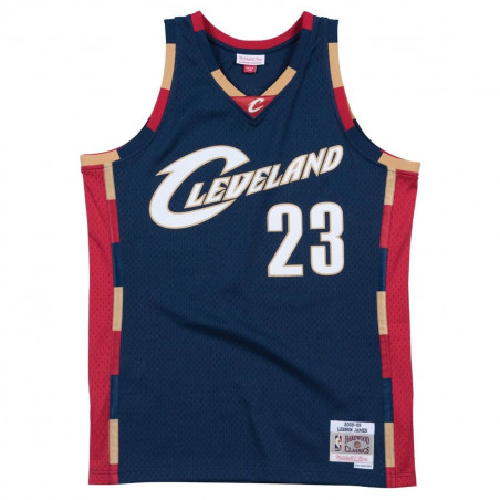 Mitchell & Ness NBA Cleveland Cavaliers LeBron James Swingman Sleeveless Basketball Jersey - Navy