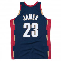 Mitchell & Ness NBA Cleveland Cavaliers LeBron James Swingman Sleeveless Basketball Jersey - Navy