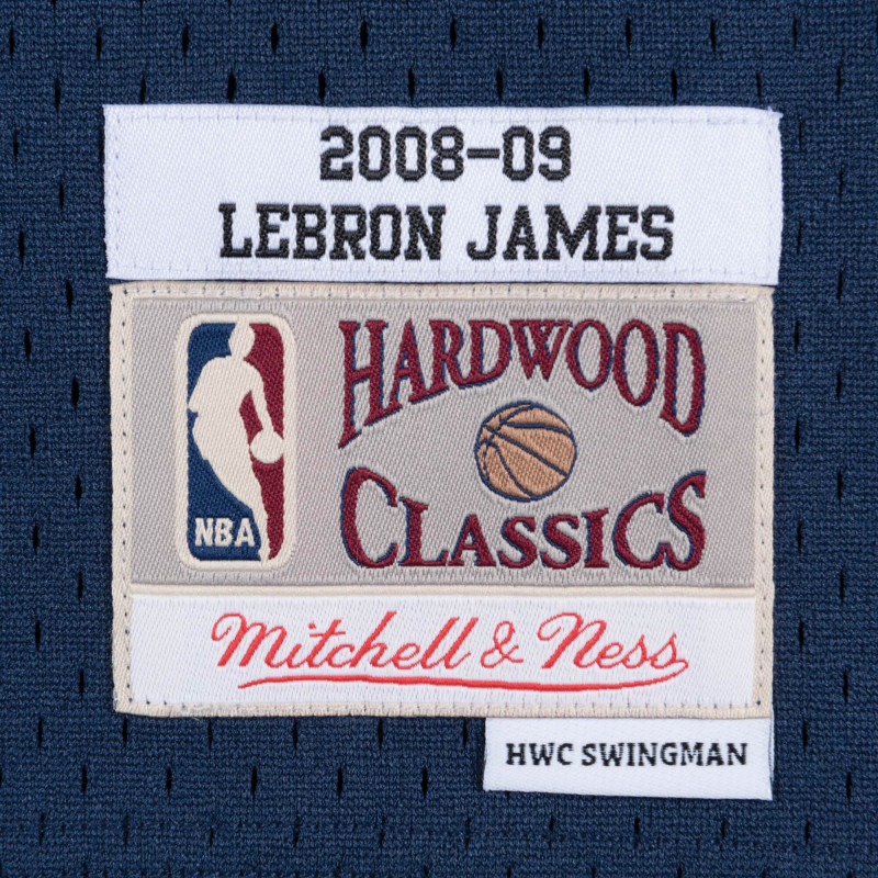 Men's Mitchell & Ness NBA Cleveland Cavaliers Lebron James Swingman Sleeveless Basketball Jersey - Navy