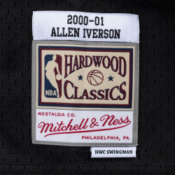 Mitchell & Ness NBA Philadelphia 76ers Allen Iverson Swingman Jersey Road 2000-01 Basketball Jersey - Black
