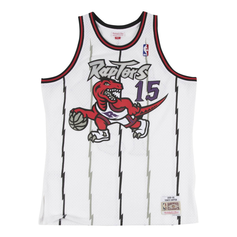 Maillot de Basketball Mitchell & Ness NBA Toronto Raptors Vince Carter Swingman Jersey Home 1998-99 - Blanc