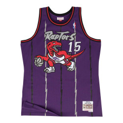 Maillot de Basketball Mitchell & Ness NBA Toronto Raptors Vince Carter Swingman Jersey Road 1998-99 - Violet