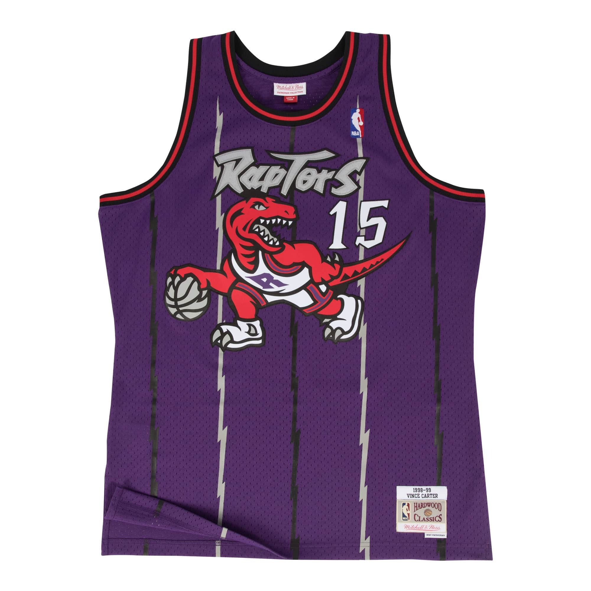 Maillot de Basketball Mitchell & Ness NBA Toronto Raptors Vince Carter Swingman Jersey Road 1998-99