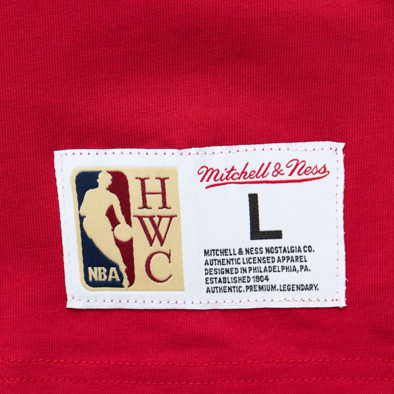 T-Shirt manches courtes de Basketball Mitchell & Ness NBA Chicago Bulls Team Og 2.0 Premium Vintage Logo pour homme