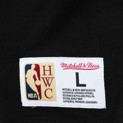 T-Shirt manches courtes de Basketball Mitchell & Ness NBA Toronto Raptors Team Og 2.0 Premium Vintage Logo pour homme - Noir