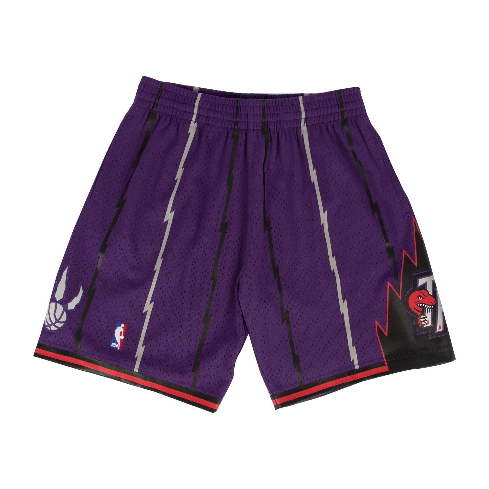 Men's 1998-99 Mitchell & Ness NBA Toronto Raptors Swingman Basketball Shorts - Purple