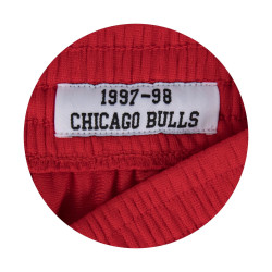 Mitchell & Ness NBA Chicago Bulls Swingman Road 1997-98 Basketball Shorts - Red - SMSHGS18223