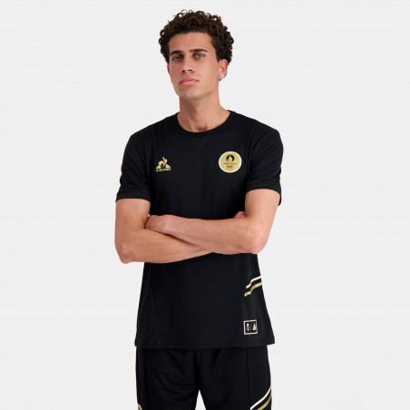 Le Coq Sportif French Team Paris 2024 Olympic Games football training top for men - Black - 2410321