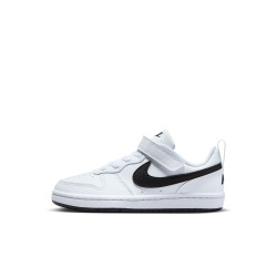 Nike Court Borough Low Recraft Shoes For children (Boys 28 to 35) - White/Black - DV5457-104