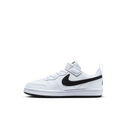 Chaussures Nike Court Borough Low Recraft Pour enfant (Garçon du 28 au 35) - White/Black - DV5457-104