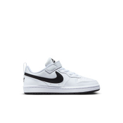 Chaussures Nike Court Borough Low Recraft Pour enfant (Garçon du 28 au 35) - White/Black - DV5457-104