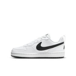 Chaussures Nike Court Borough Low Recraft pour enfant (Garçon du 36 au 40) - White/Black - DV5456-104